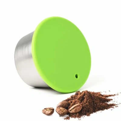 Afbeelding van Navulbare roestvrijstalen koffiecapsulebeker geschikt voor Dolce Gusto koffiezetapparaat