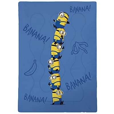 Afbeelding van Minions Beddensprei Banana 140 x 200 cm Polyester