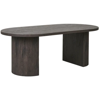 Afbeelding van House Nordic Boavista Ovale Salontafel Donkerbruin