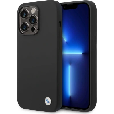 Afbeelding van BMW Silicone Back Case Geschikt voor Apple iPhone 14 Pro Max (6.7&quot;) Zwart