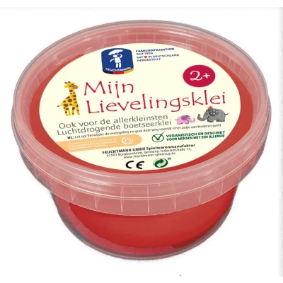Afbeelding van Feuchtmann Mijn Lievelingsklei rood, 500gr.