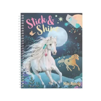 Afbeelding van Depesche Miss Melody kleurboek Stick &amp; Shine