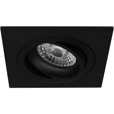 Afbeelding van Premium Inbouwspot Warmglow Lando Zwart Vierkante spot Philips Warm Glow Met LED