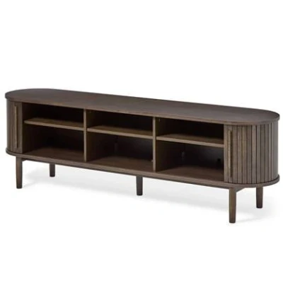 Afbeelding van Giga Living Tv Meubel Donker Eikenhout 180x40x55,6cm Meta