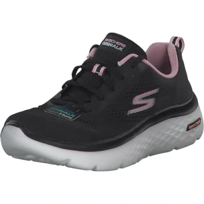Afbeelding van Skechers GOwalk Hyper Burst sneakers zwart/roze Maat 37