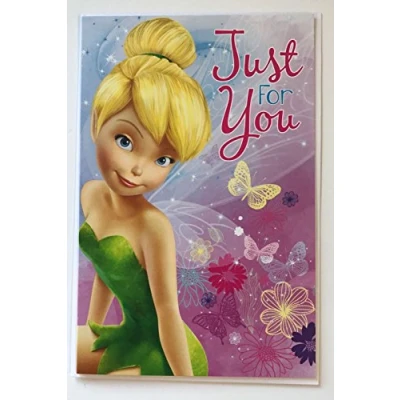 Afbeelding van Disney Fairies fee tinkerbell voor u verjaardagskaart