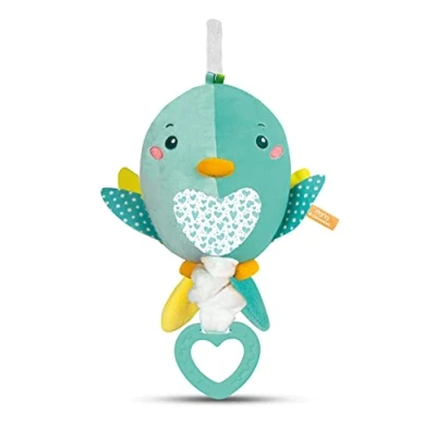 Afbeelding van Baby Clementoni Babyknuffel muzikaal vogel knuffeldier