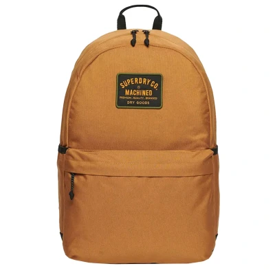 Afbeelding van Superdry Patched Montana Rugzak, Heren, Maat: One Size, Denim co tobacco brown