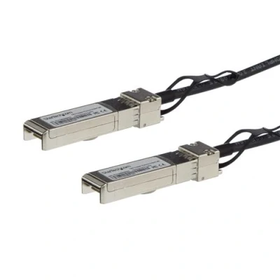 Image de StarTech.com Câble SFP+ à connexion directe de 5 m Compatible avec Juniper EX SFP 10GE DAC 5M Cordon 10G twinax passif d&#039;attache 10GBase verrouillé pour twinaxial SFF 8431/SFF 8432