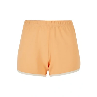 Afbeelding van Urban Classics Organic Interlock Retro HOT Shorts, Dames, Maat: 33, Paleorange whitesand