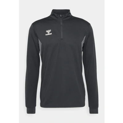 Afbeelding van Hummel Hmlauthentic HALF ZIP Sweater met rits, Heren, Maat: Small, Black