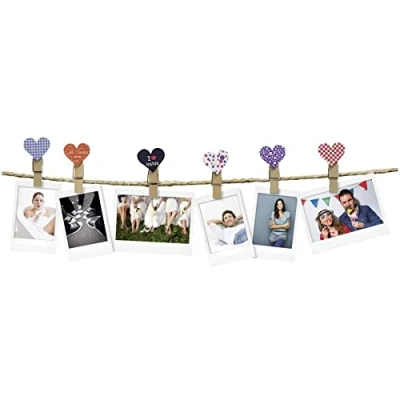 Afbeelding van Fujifilm Instax Design Clips 10 dlg set motief hart