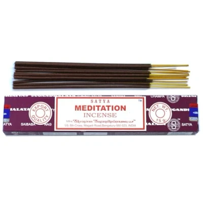 Afbeelding van Satya Wierook stokjes Meditatie 15