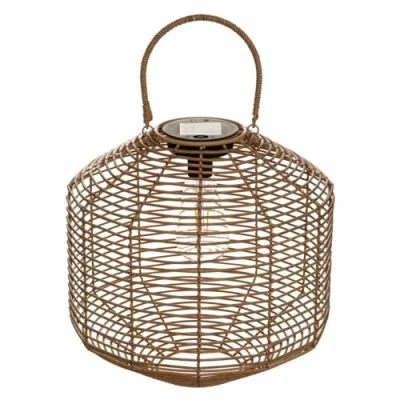 Afbeelding van Atmosphera zonnelamp rotan H 30 cm