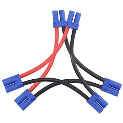 Afbeelding van FLY RC 2stks EC5 seriële Connector met 12awg 10cm Batterij Adapter Draad/serie voor