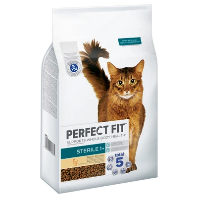 Afbeelding van 2x7kg Sterile 1+ Rijk aan Kip Perfect Fit Kattenvoer