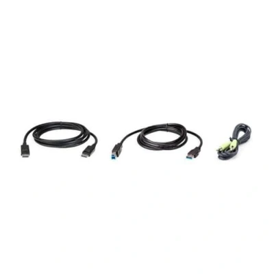 Image de ATEN 2L 7D02UDPX3 Kit de câbles clavier / vidéo souris (KVM) 2 m pour CS19208, CS19216