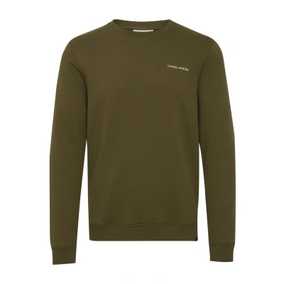 Afbeelding van Casual Friday Severin CREW NECK Sweater, Heren, Maat: 3XL, Dark olive