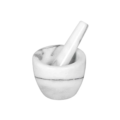 Afbeelding van Westmark Vijzel Met Stamper Van Graniet 10 Cm Wit