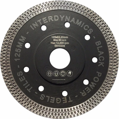 Afbeelding van Blackpower diamantzaagblad 180x25,4mm droog en nat 308181
