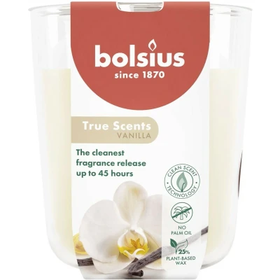 Afbeelding van Geurglas 63/90 True Scents Vanille Bolsius
