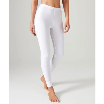 Afbeelding van Damart Legging lang fijn ribgebreid Thermolactyl Dames Wit 42 44