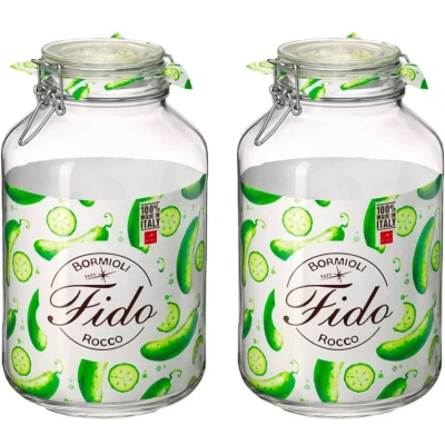 Afbeelding van Bormioli Rocco Weckpot Fido ø 16 cm / 4 Liter 2 stuks