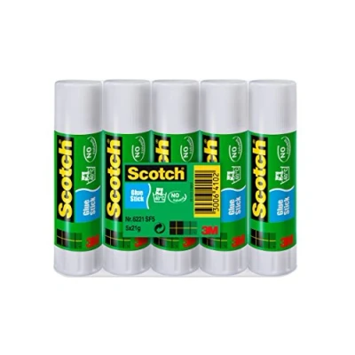 Image de Set de 5 bâtons colle 3M Scotch 21 g