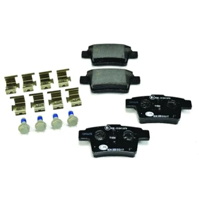 Afbeelding van HELLA 8DB 355 012 171 Remblokkenset Niet geschikt voor slijtage waarschuwingscontact Met remzadelschroef toebehoren FORD: MONDEO 3