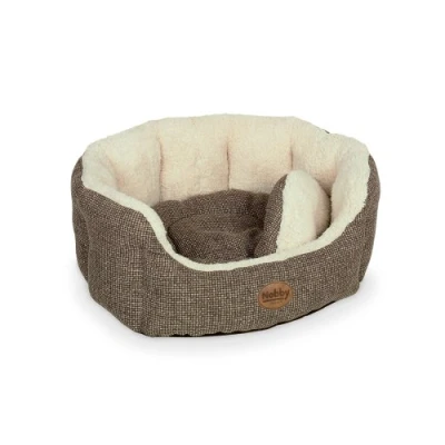 Afbeelding van Nobby comfortbed ovaal alba bruin 86 x 70 24 cm