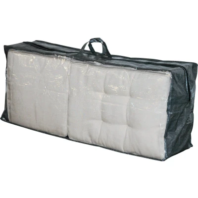 Afbeelding van Lesliliving Tuinkussenhoes met rits 125 x 32 50 cm Groen/Grijs