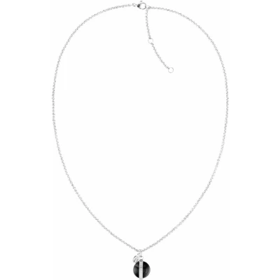 Afbeelding van Tommy Hilfiger SS ONYX Ketting silvercoloured/black, Dames, Maat: One Size, Silver coloured/black