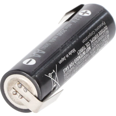Afbeelding van AccuCell Ready2use AA 2500 mAh batterij Mignon NiMH met soldeertag Z vorm