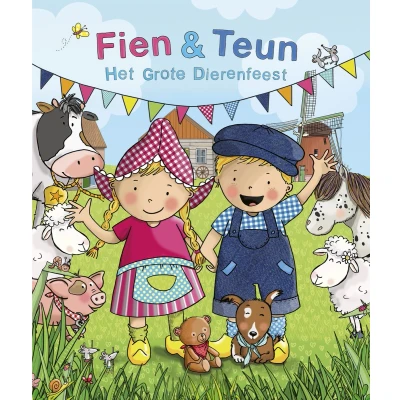 Afbeelding van Uitgeverij witte leeuw fien &amp; teun het grote dierenfeest