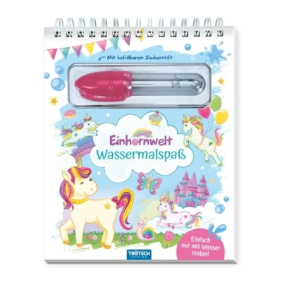 Afbeelding van Trötsch Wassermalspaß mit Zauberstift Einhornwelt