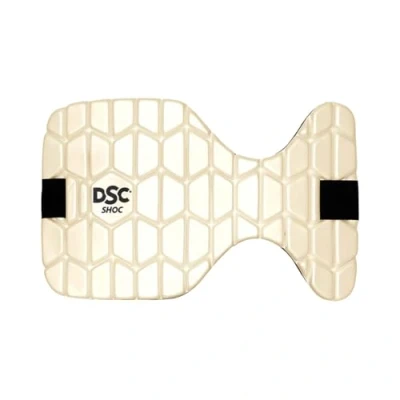 Afbeelding van DSC 1500842 Intense Shoc Cricket Chest Guard Kleur: Off White Maat: Jeugd Voor Jongens Materiaal: PVC Super Comfortabel Lichtgewicht Zachte Absorberende Gevoerde Rug Sterk &amp; Stevig Zacht gevoel