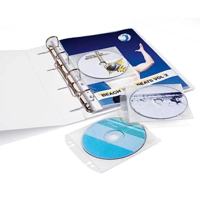 Afbeelding van Durable CD/DVD ordnerhoes 1 CD/DVD/Blu Ray PP Transparant 10 stuk(s) 522319
