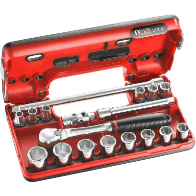 Afbeelding van Facom ACTIE Compacte 3/8&quot; Dbox 6 Kant Met Ratel Stofdichte kop