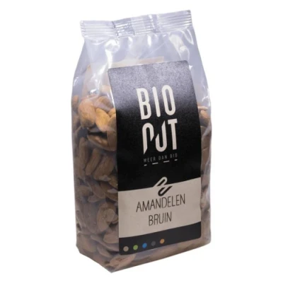 Afbeelding van BioNut Biologische Bruine Amandelen 500GR