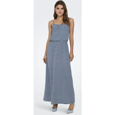 Afbeelding van ONLY Onlwinner S/L Maxi jurk Noos Ptm, blauw, 42, Blauw
