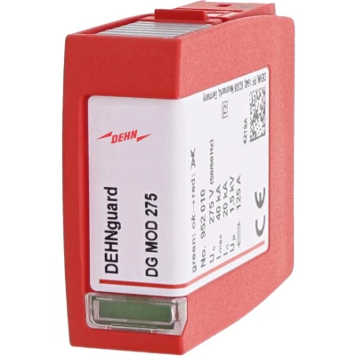 Afbeelding van DEHN 952010 DG MOD 275 Overspanningsveilige module Overspanningsbeveiliging voor: Verdeelkast 40 kA 1 stuk(s)