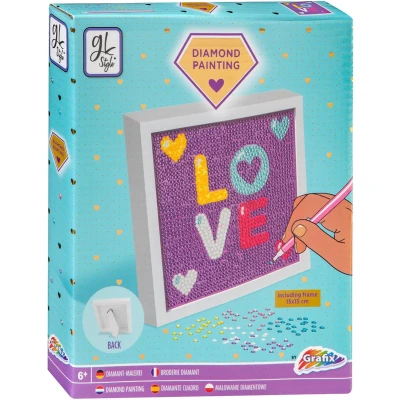 Afbeelding van Grafix Diamond Painting inclusief frame (1 stuk) assorti