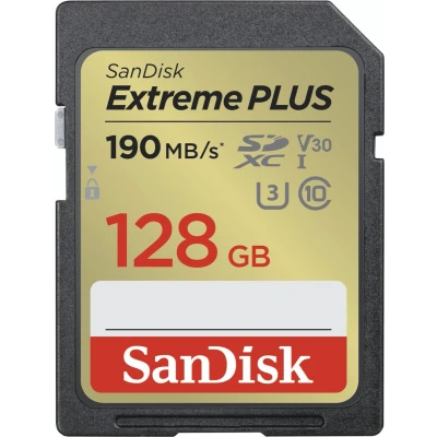 Afbeelding van SanDisk SDXC Extreme Plus 128GB 190/90 mb/s V30 Rescue