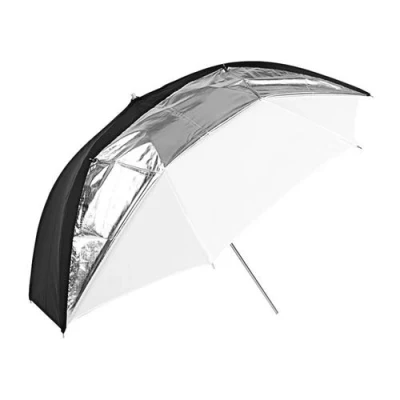 Image de Parapluie photo avec double usage Godox UB 006 84cm Noir et Argent