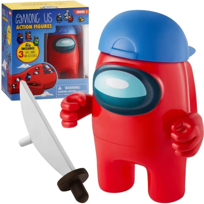 Afbeelding van Among Us Series 2 Crewmate Figure 12 cm Rood