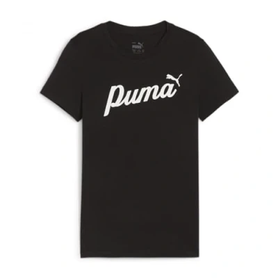 Afbeelding van Puma ESS+ Script Tee G FALSE T shirt Black