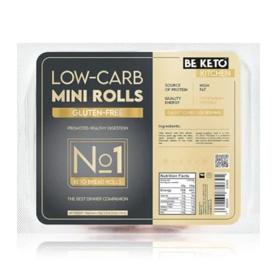 Afbeelding van BE Keto Gluten Free Mini Rolls 100g Glutenfree Ketogenic Lowcarb