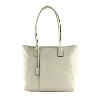 Afbeelding van PICARD Leren Schoudertas Pure Shopper White Lily Wit