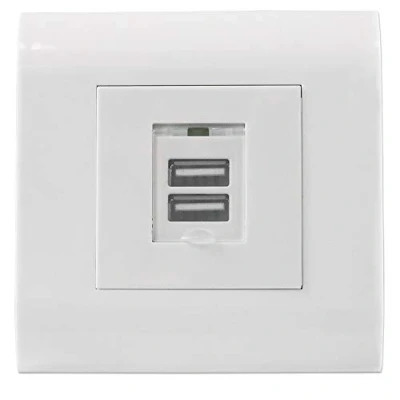 Afbeelding van Intellinet 772211 2 voudig USB laadbus IP20 Wit