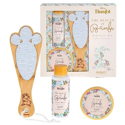 Afbeelding van MAD BEAUTY Disney Bambi Thumper Voetverzorgingsset voor pedicure en voetlotion, voetvijl, hydrateert reinigt, herstelt, decoratief cosmetisch cadeau